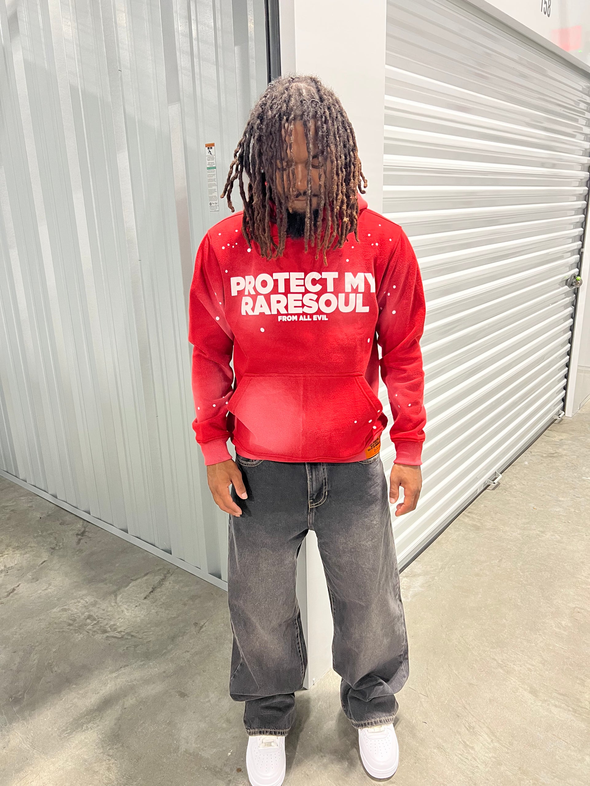 GYM RED PROTECT HOODIE