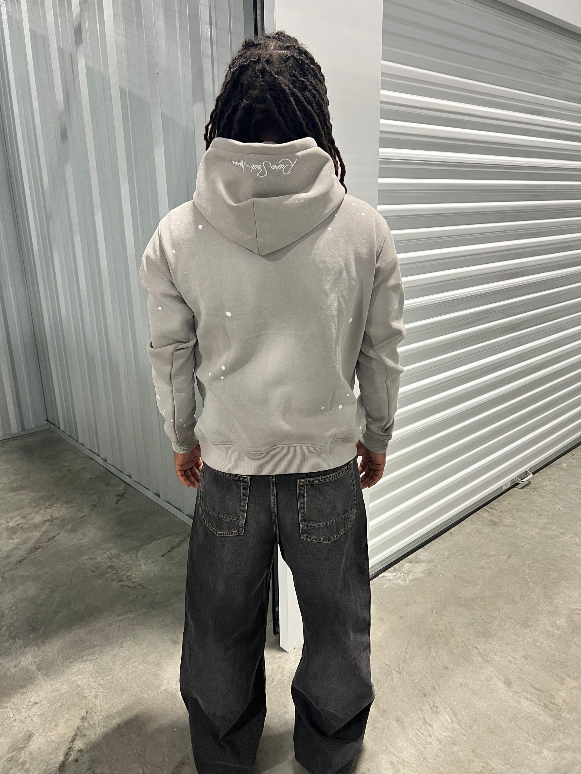 STONE GREY PROTECT HOODIE