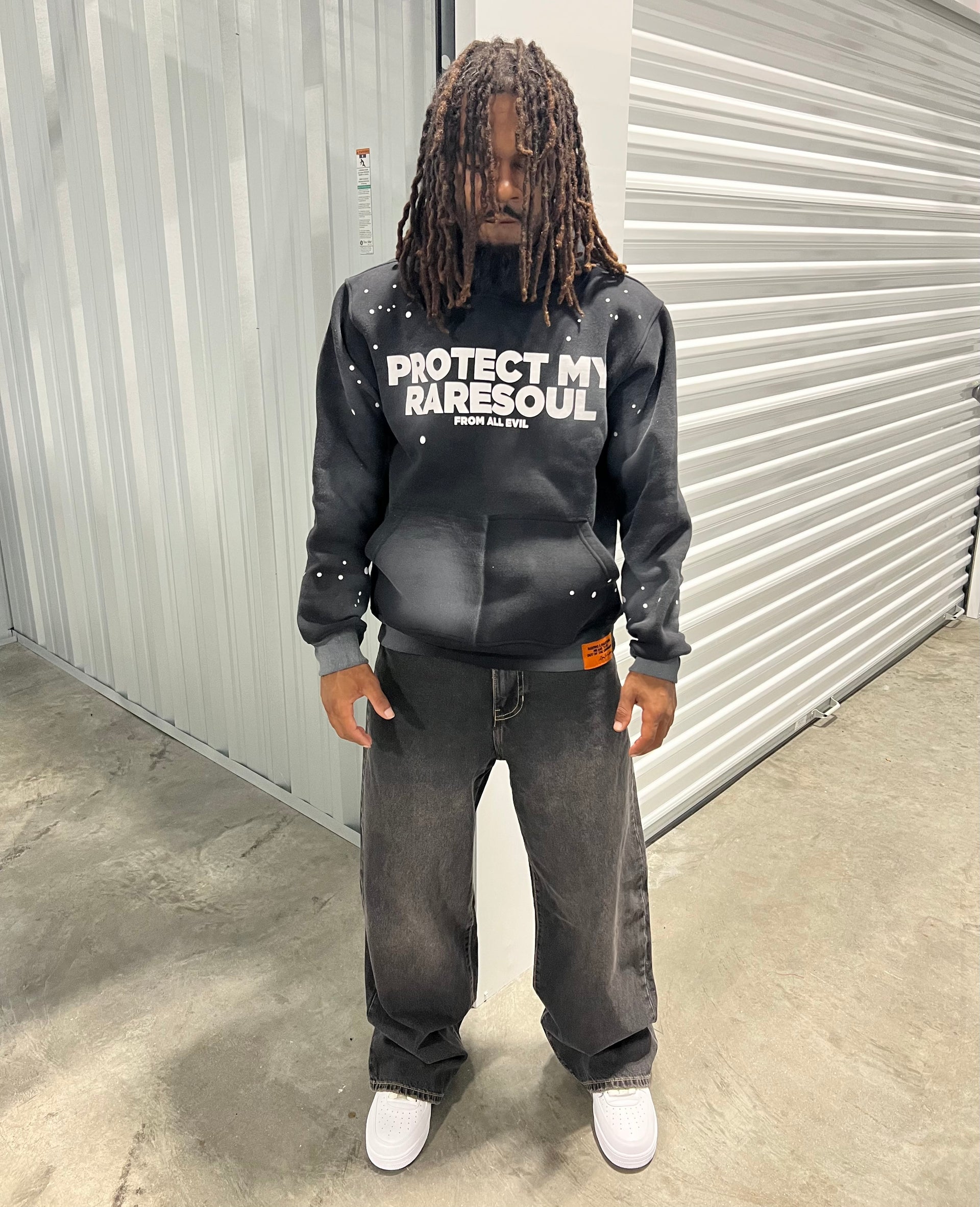 OBSIDIAN BLACK PROTECT HOODIE